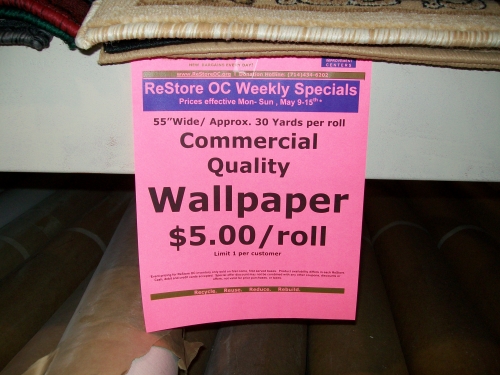 commercial wallpaper. Commercial Wallpaper- ReStore