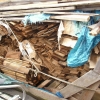 Split cedar shake