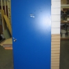Commercial Single Blue Doors