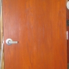 Brown Single Commercial Door w/ Key
