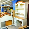 Bedroom Desk, Shelves, and Headboard