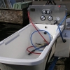 Medical tub made Parker bath company. 