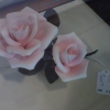 Antique Boehm Porcelain Rose
