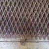 Flattened expanded steel sheets (diamond-shaped)