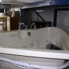 Corner Jacuzzi Tub with Faucet