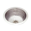 Bates & Bates Hammered Metal Single Basin Prep Sink