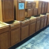 12 Piece Dark Wood Cabinet Set