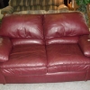 Leather Loveseat