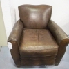 St regis leather chair