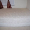King Size Orthopedic Mattress with Box Springs+Patio Table 2 chairs+Dinnerware+Blender