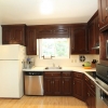 Cherry Wood Kitchen Cabinets + Countertop