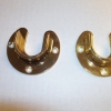 Heavy Brass Closet Rod and Holders