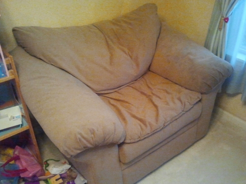 Hide-A-Bed Sofa and Oversized Chair in Aurora, IL | DiggersList.com Hide-A-Bed Sofa and Oversized Chair in Aurora, IL | DiggersList.com